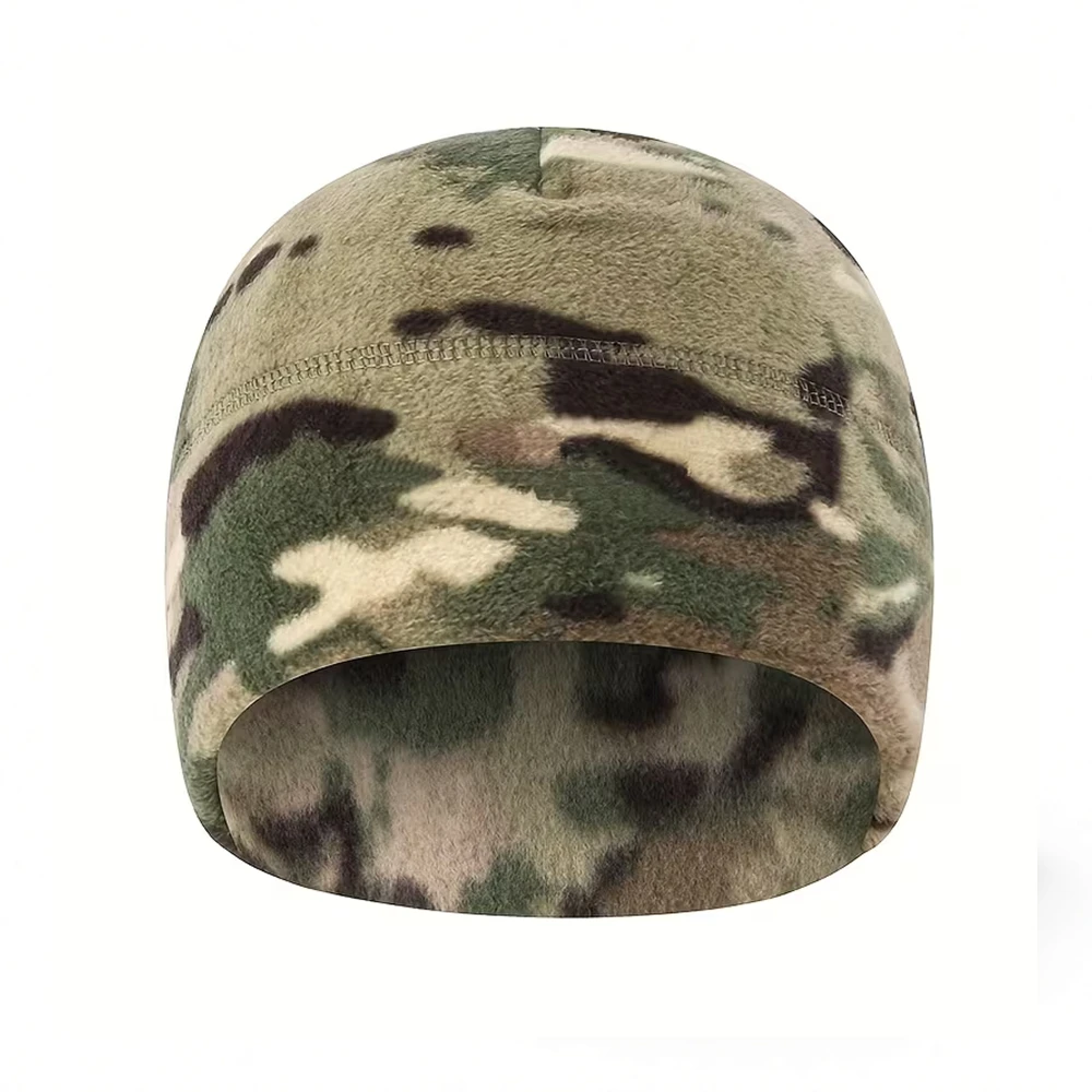 Bonnet Polaire Camouflage Multicam Homme Chaud Hiver Outdoor