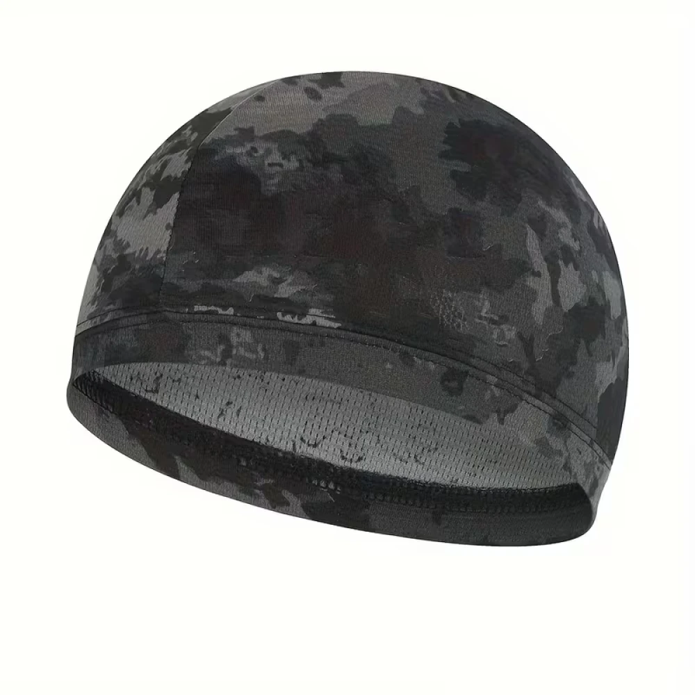 Bonnet Respirant Camouflage Multicam Noir Unisexe Polyester