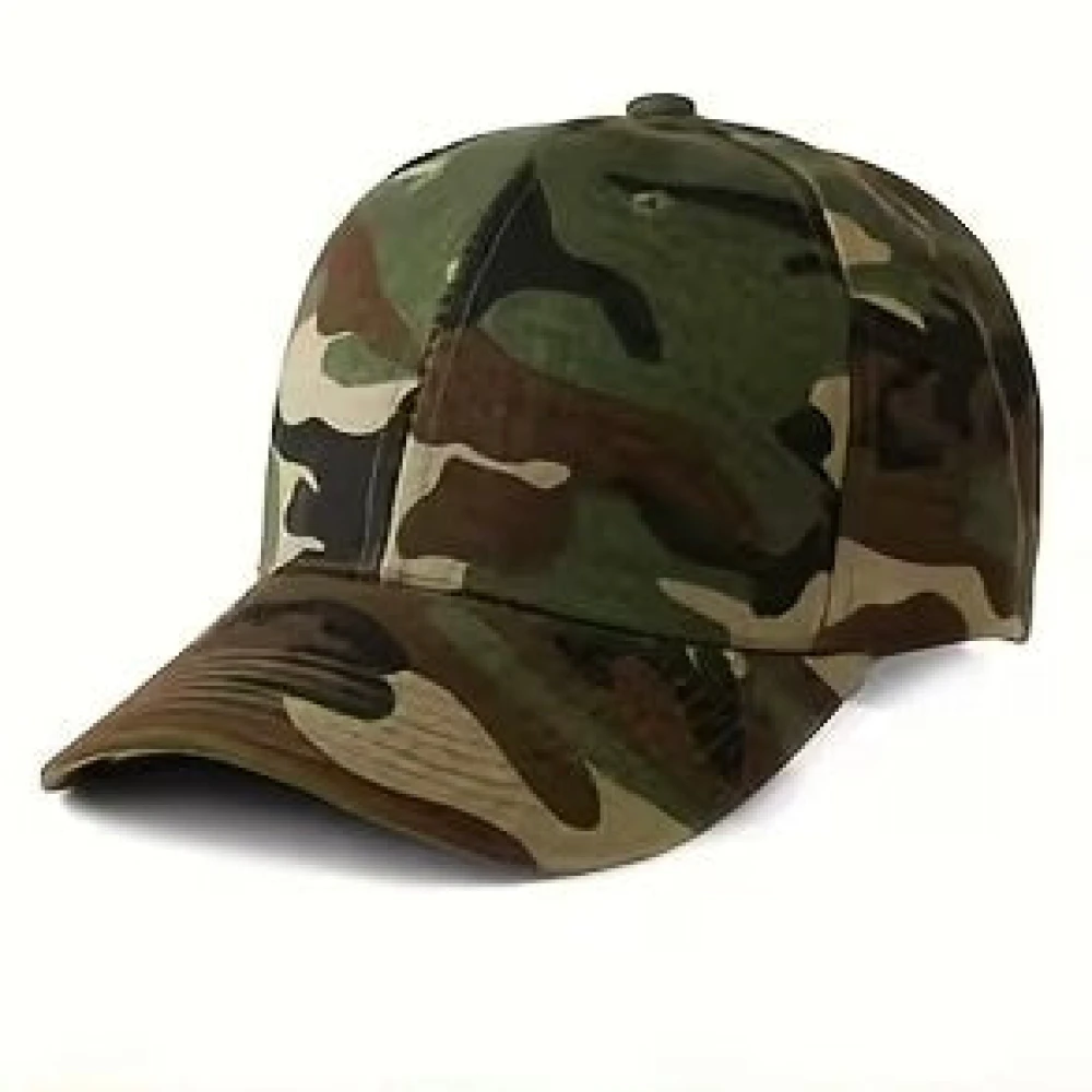 Casquette Baseball Camouflage Forêt Unisexe Sport Outdoor Acrylique