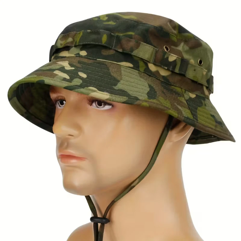 Chapeau Boonie Camouflage Vert Américain Protection Solaire Outdoor