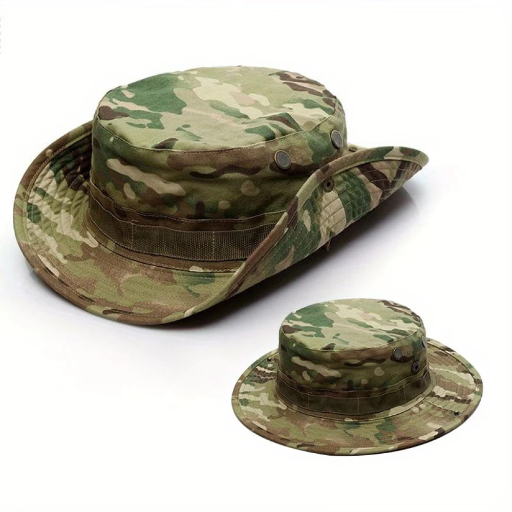 Chapeau Boonie CP Camouflage Homme Large Bord Randonnée Chasse Pêche Outdoor