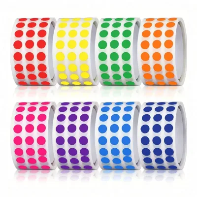 8000 Pastilles Rondes Assorties 6mm