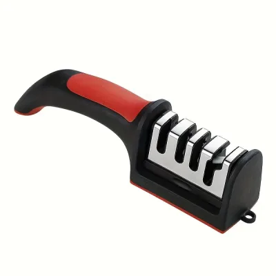 Aiguiseur Couteaux 4 en 1 Professionnel Tungstène Diamant Céramique Manuel Cuisine