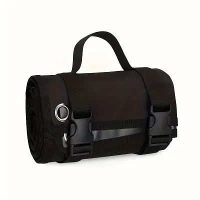 Tapis de Tir Portable Noir Étanche Outdoor Entraînement Camping