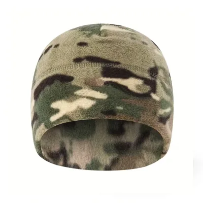 Bonnet Polaire Camouflage Multicam Homme Chaud Hiver Outdoor