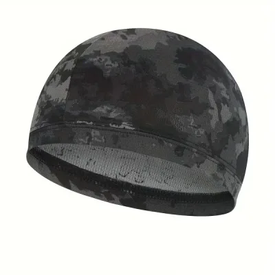 Bonnet Respirant Camouflage Multicam Noir Unisexe Polyester