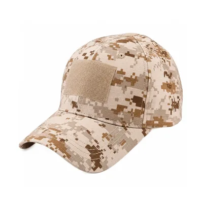 Casquette Baseball Camouflage Numérique Desert Unisexe Outdoor Polyester