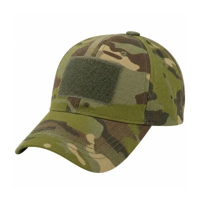 Casquette Baseball Camouflage Vert CP Unisexe Sport Outdoor Polyester