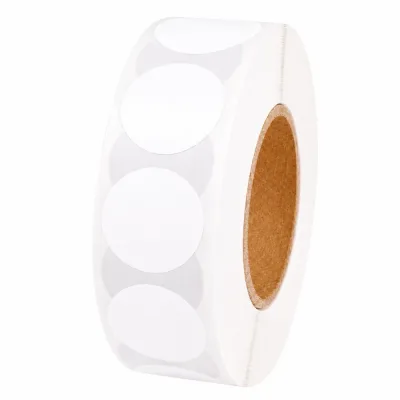 1000 Pastilles Rondes Blanches 19mm