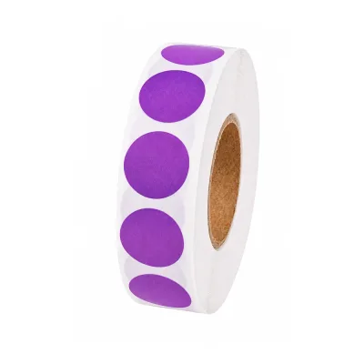 1000 Pastilles Rondes Violettes 13mm
