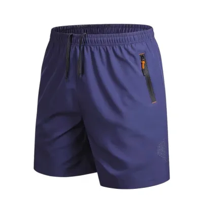 Short de Sport Bleu Homme Extérieur Respirant et Léger